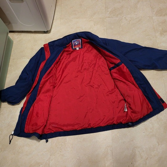 Vintage 90s GIII Carl Banks New England Patriots NFL Football Jacket Mens Sz M - Picture 8 of 11